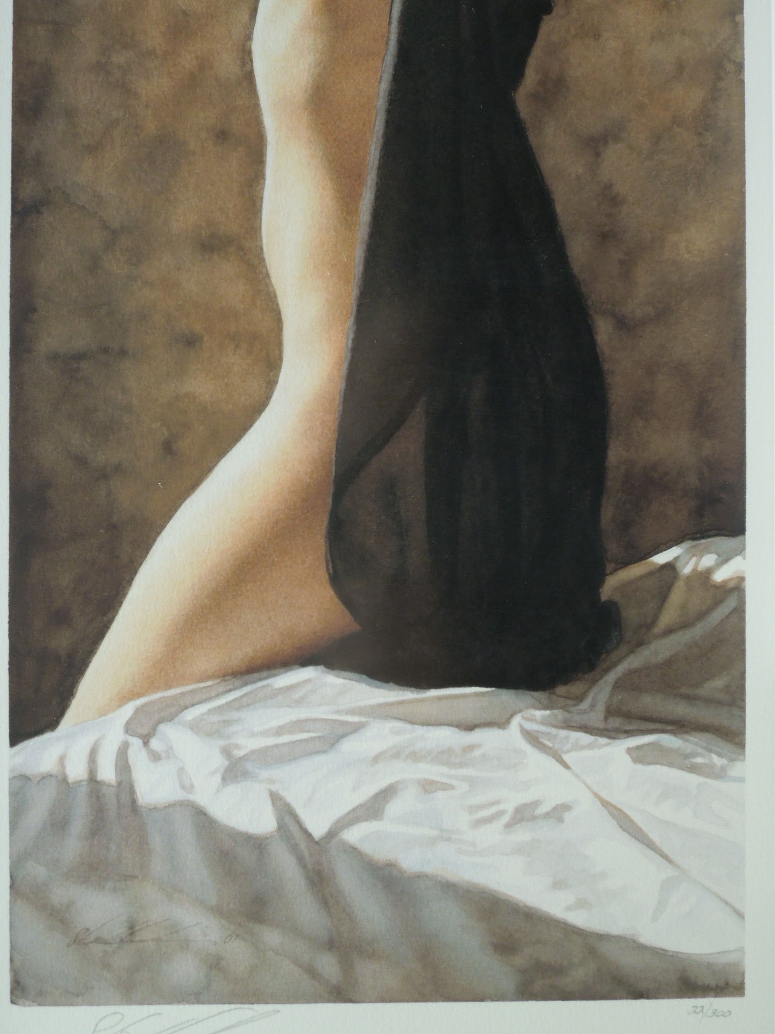 Steve Hanks "Her Time" Gallery Framed Hand Signed Print 22/300