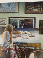 Steve Hanks "In The Artist Studio" Art Print No Frame