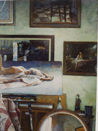 Steve Hanks "In The Artist Studio" Art Print No Frame