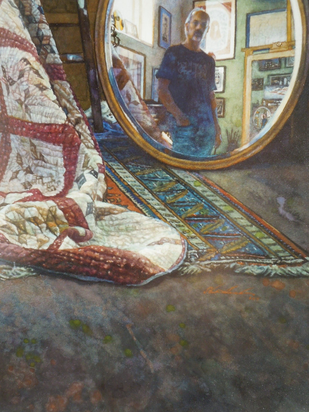 Steve Hanks "In The Artist Studio" Art Print No Frame
