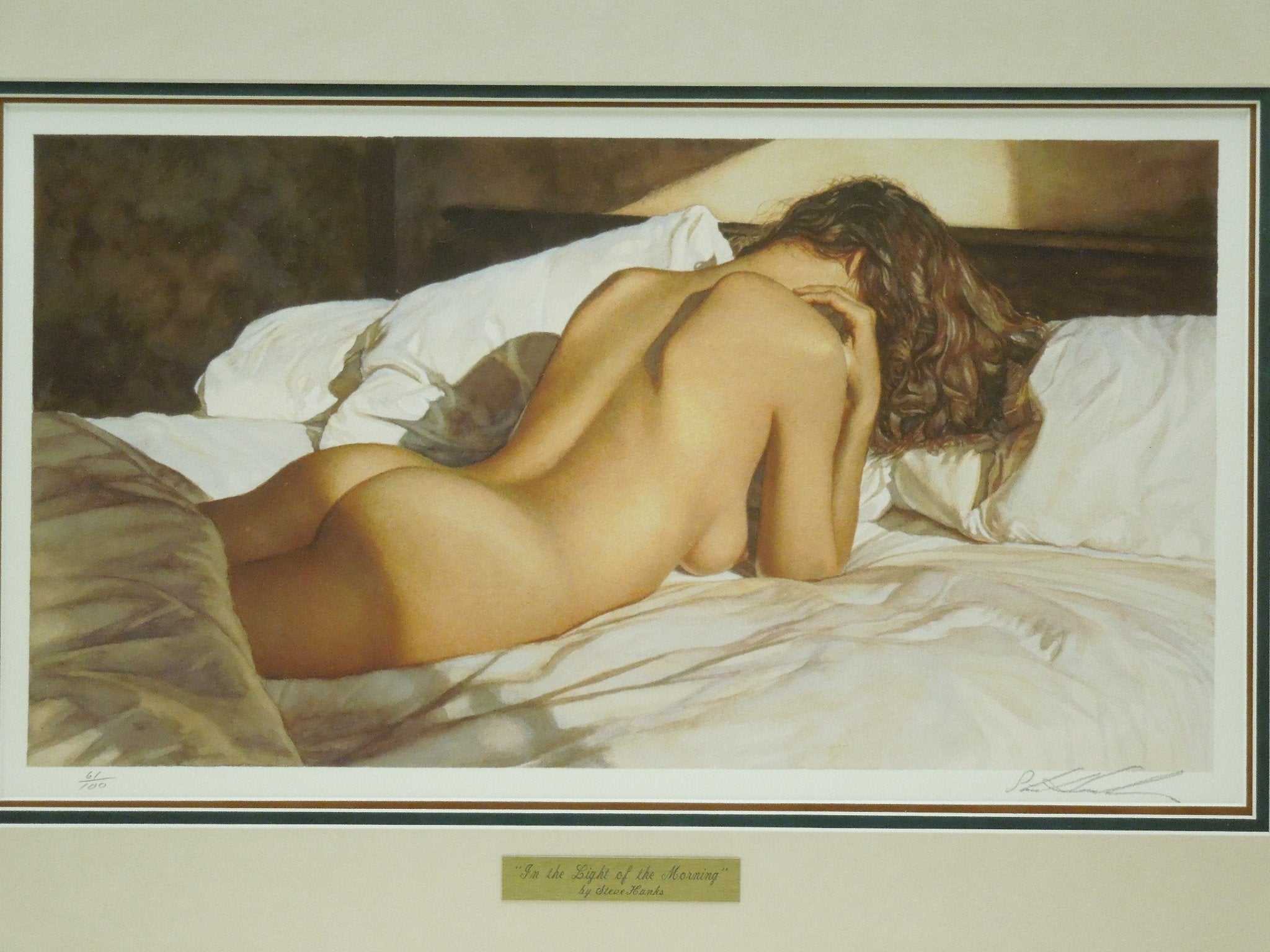 Steve Hanks "In The Light Of The Morning" Gallery Framed Triple Mat