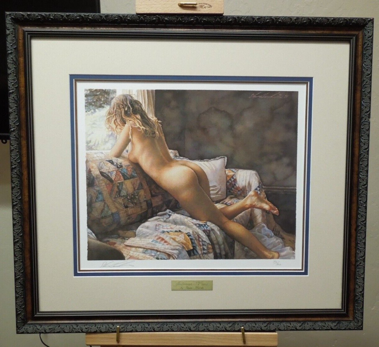 Steve Hanks "Interior View" Print #30/300 Gallery Framed