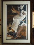 Steve Hanks "Matters Of The Heart" Print #4/300 Gallery Framed Triple Mat