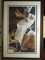 Steve Hanks "Matters Of The Heart" Print #4/300 Gallery Framed Triple Mat