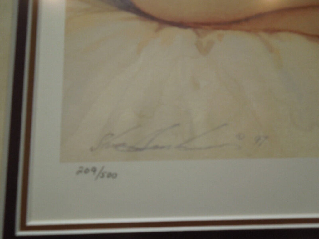 Steve Hanks "Mysteries Untold" Lithograph Print Signed Gallery Framed