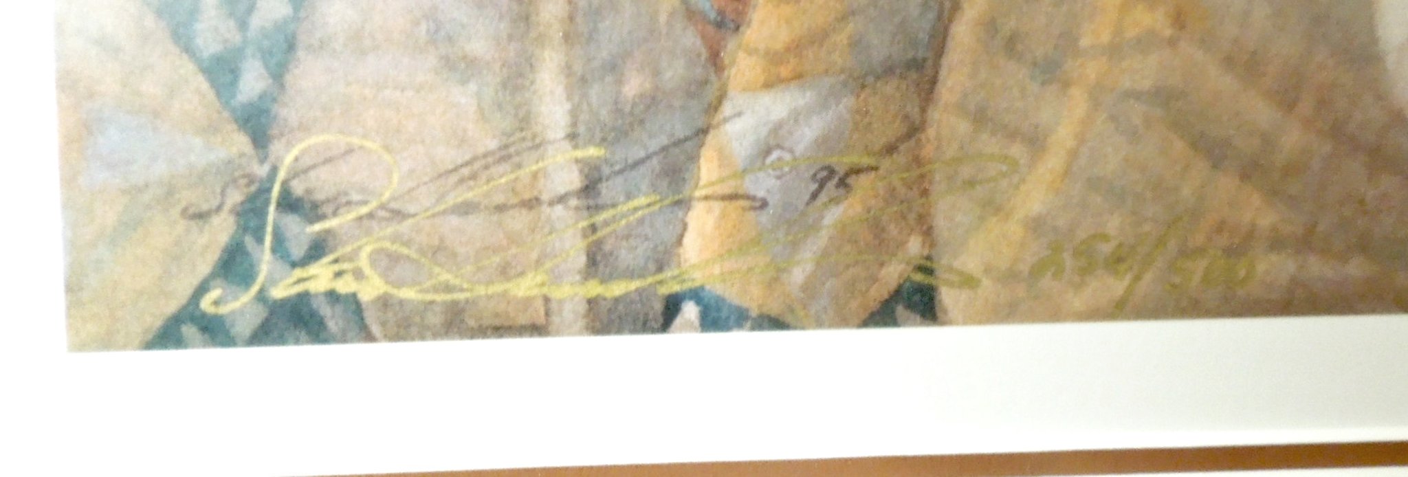 Steve Hanks "Restful Light" Gallery Framed Hand Signed Print 254/500