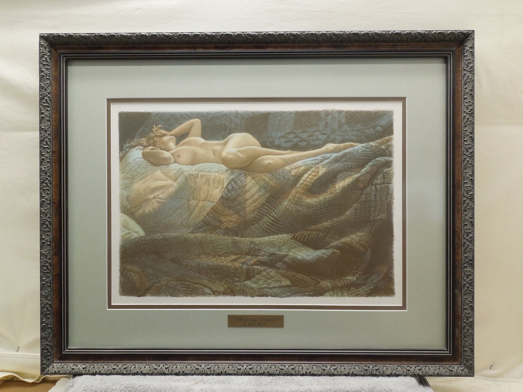 Steve Hanks "Resting Place" Hand Signed 21/50 Gallery Framed Print