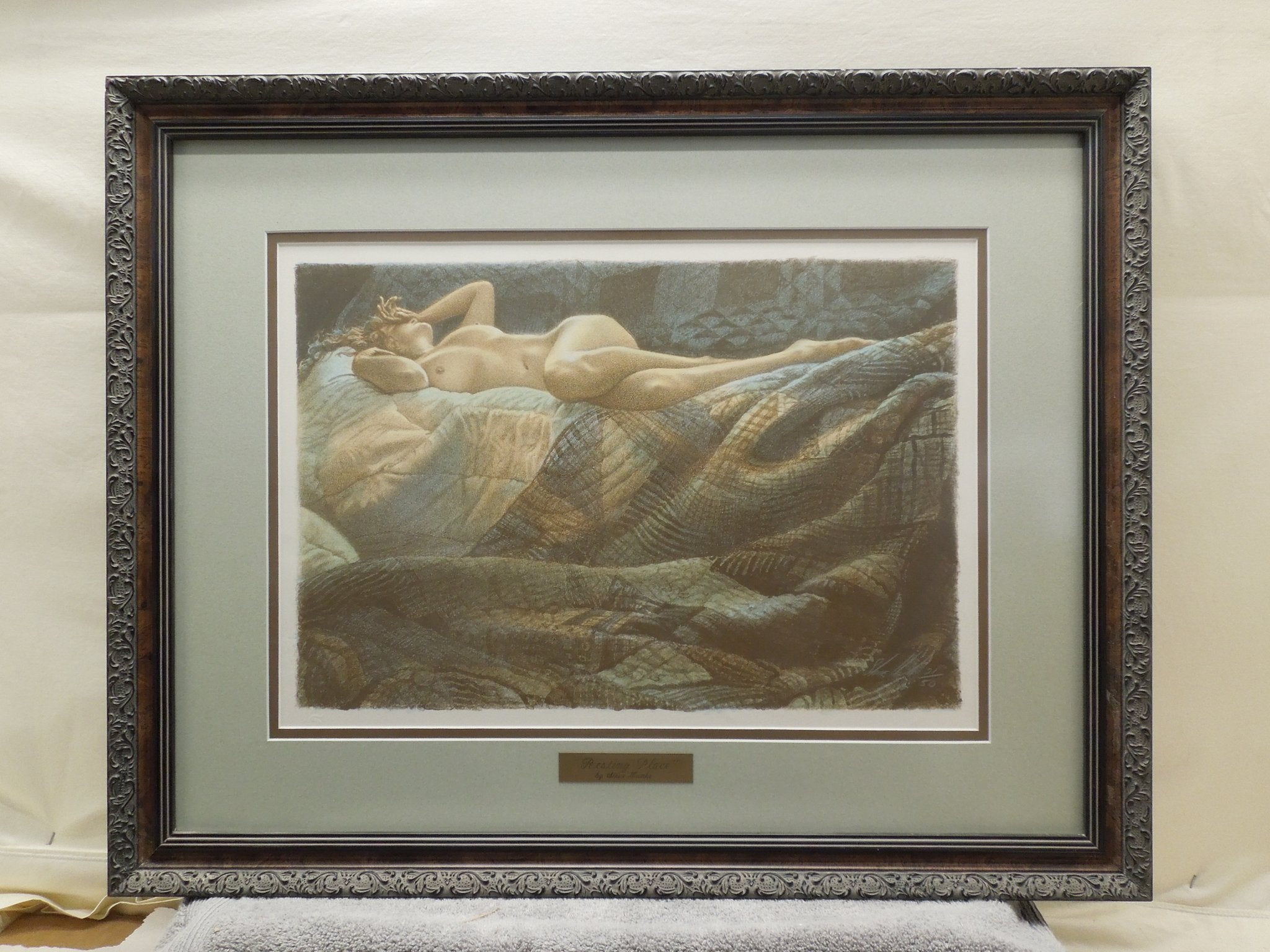 Steve Hanks "Resting Place" Hand Signed 21/50 Gallery Framed Print