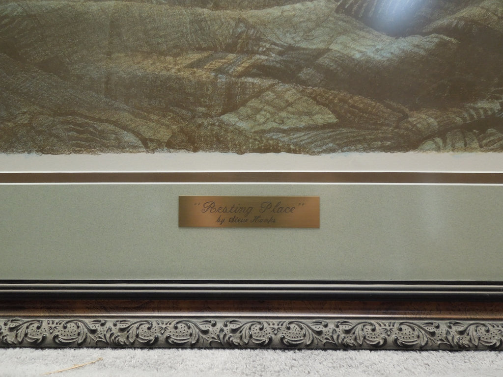 Steve Hanks "Resting Place" Hand Signed 21/50 Gallery Framed Print
