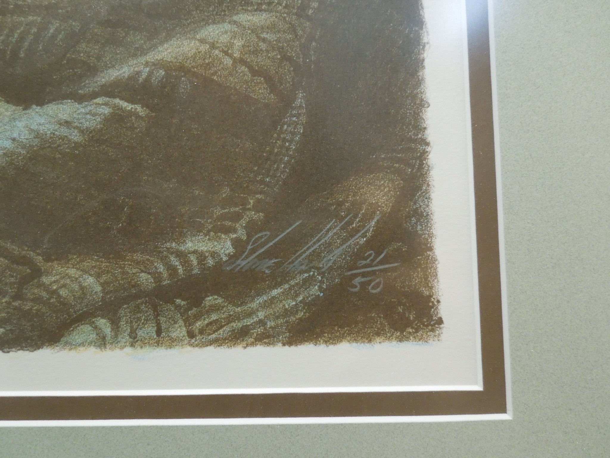 Steve Hanks "Resting Place" Hand Signed 21/50 Gallery Framed Print