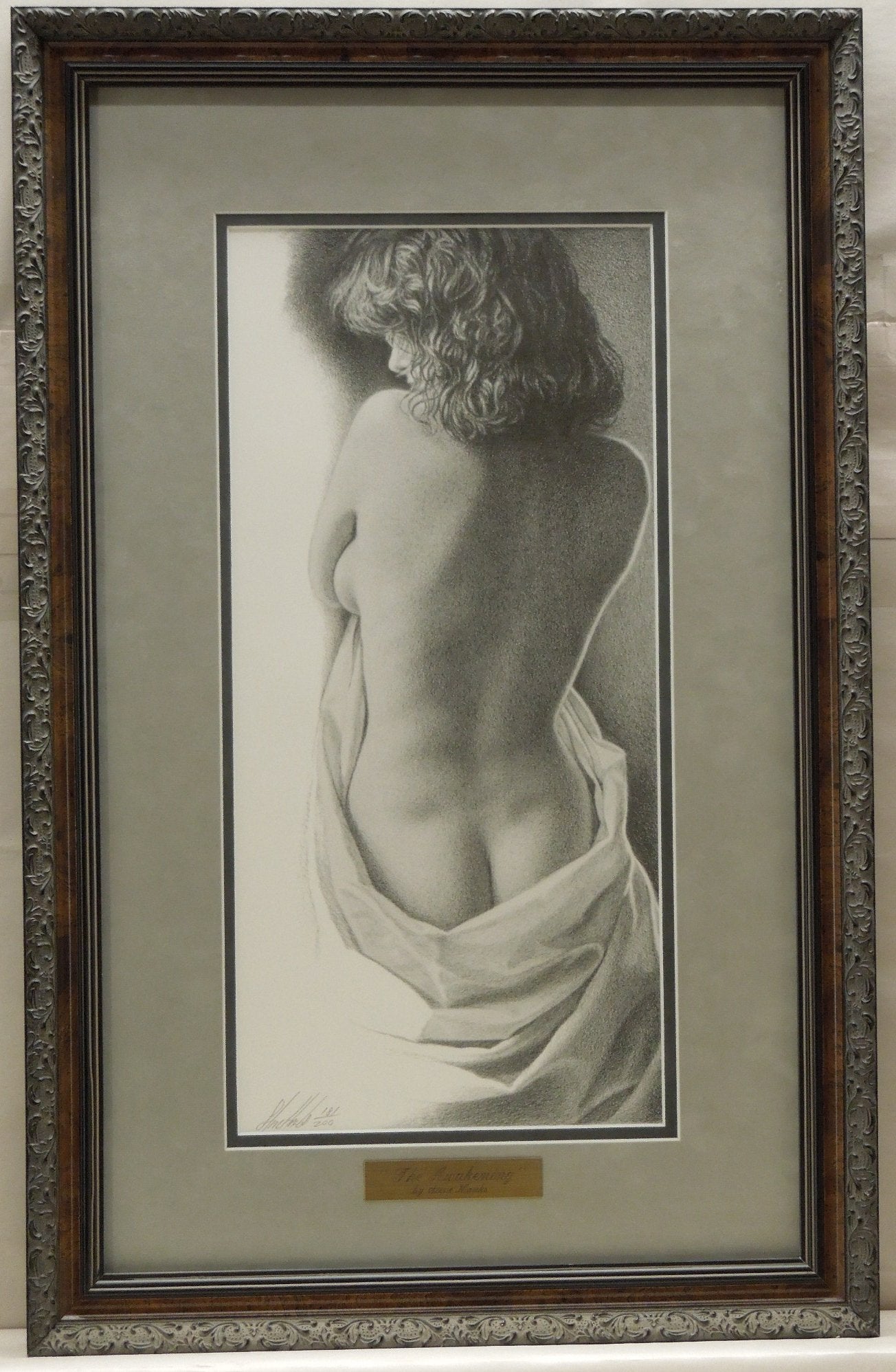Steve Hanks "The Awakening" Gallery Framed Hand Signed Print 181/200