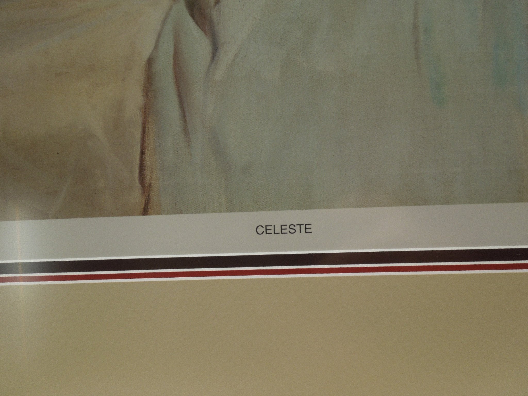 Bobby Toombs "Celeste" Gallery Framed Hand Signed Print 402/950