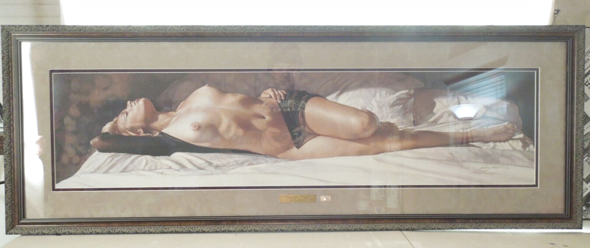 Steve Hanks "Youthful Grace" Gallery Framed Hand Signed Canvas Print 7/95