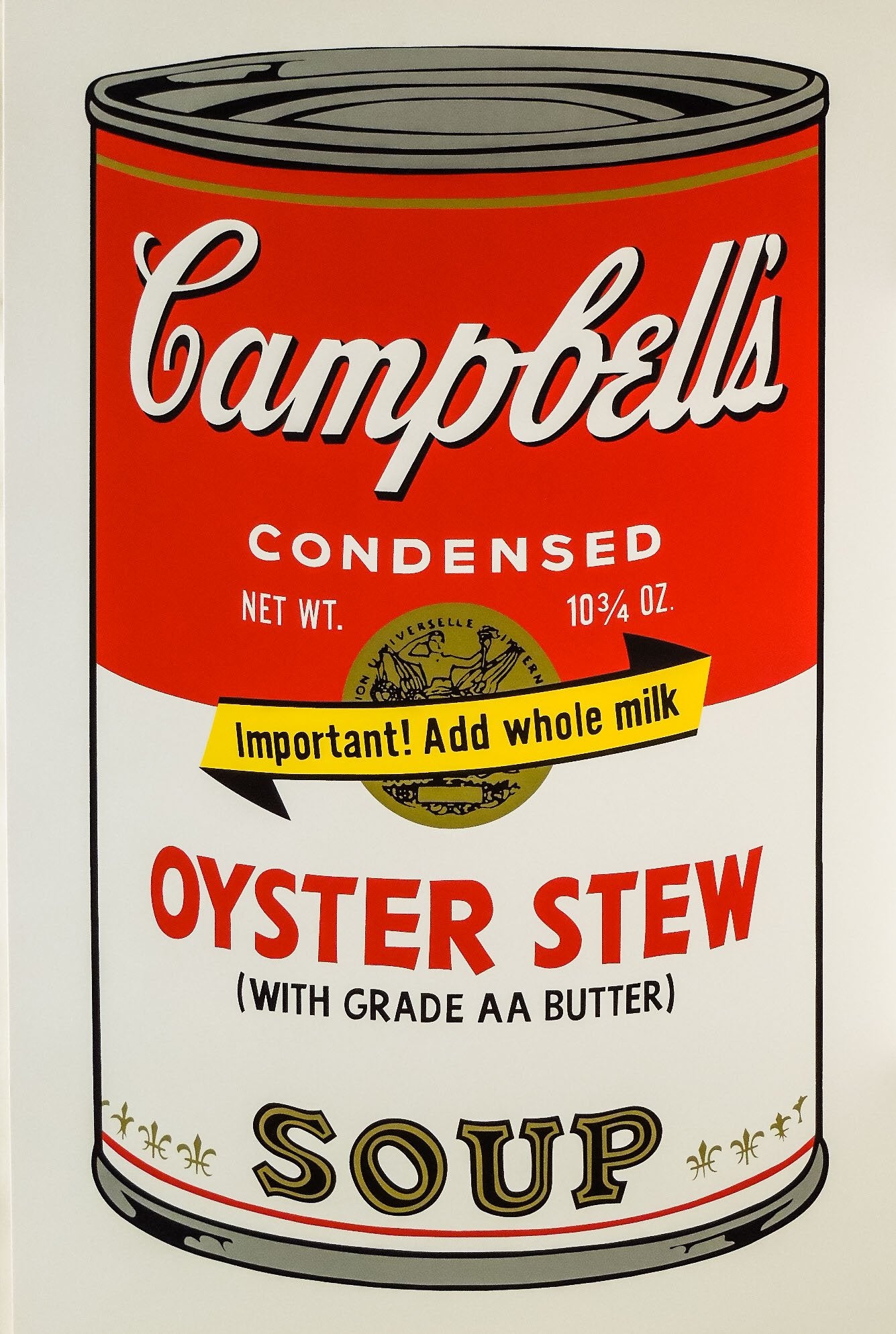 Andy Warhol Oyster Stew - Campbell's Soup Can - Limited Edition