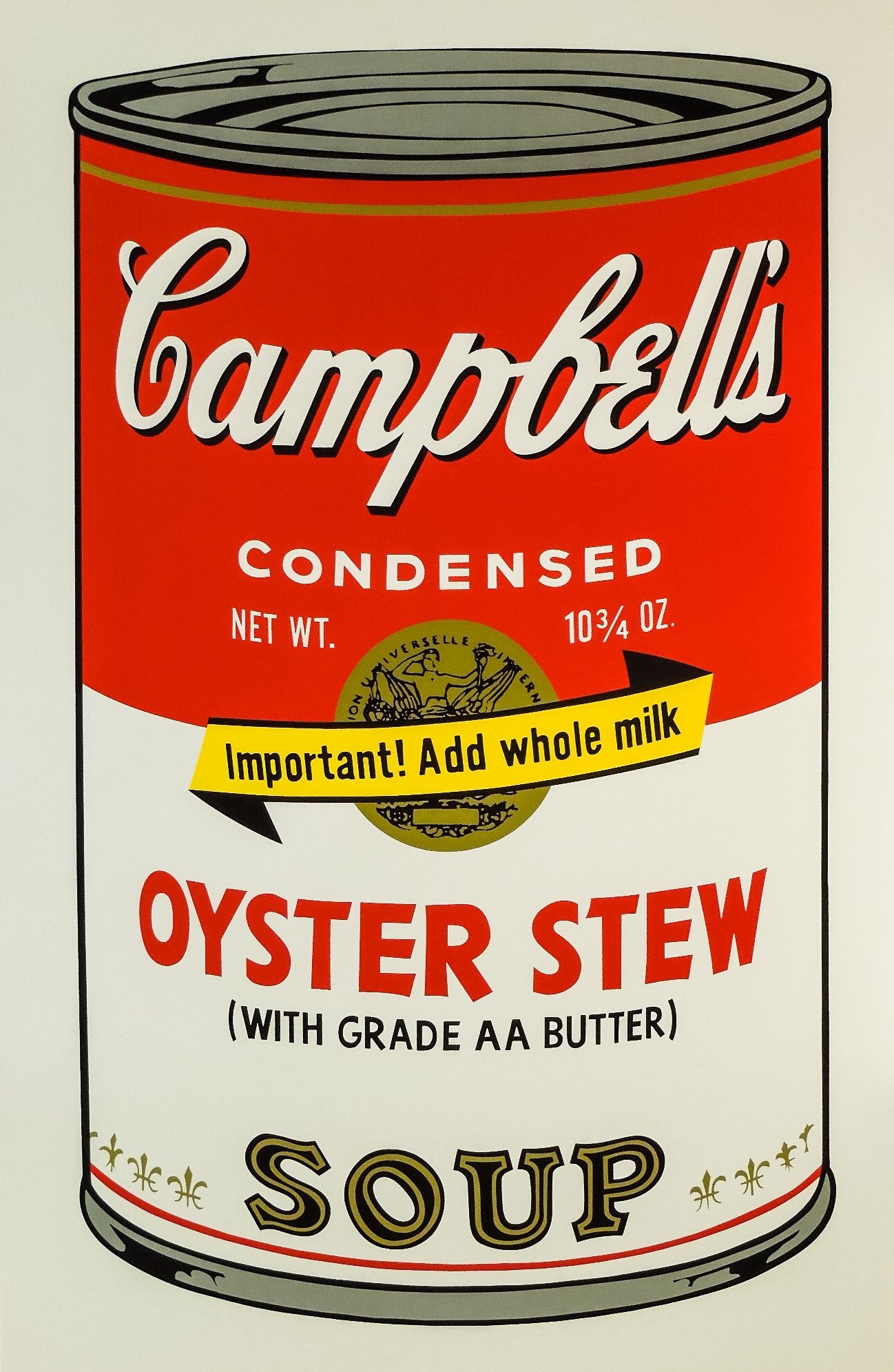 Andy Warhol Oyster Stew - Campbell's Soup Can - Limited Edition