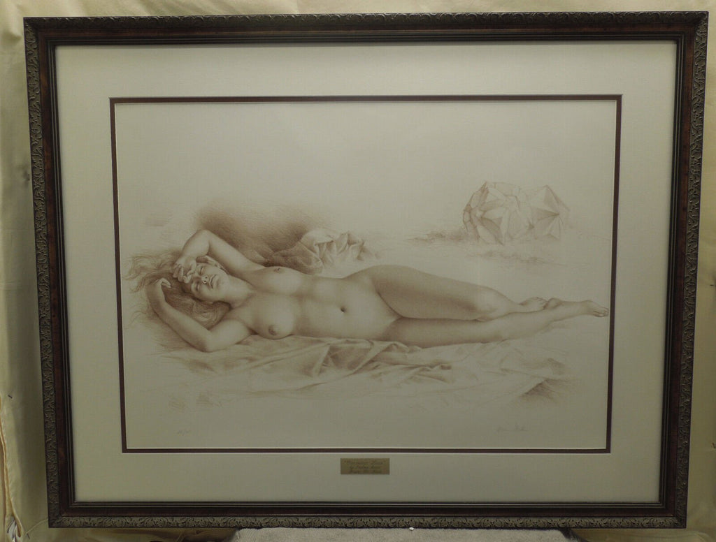 Bruno Di Maio "Geometric Love" Signed Lithograph Print Italian Artist