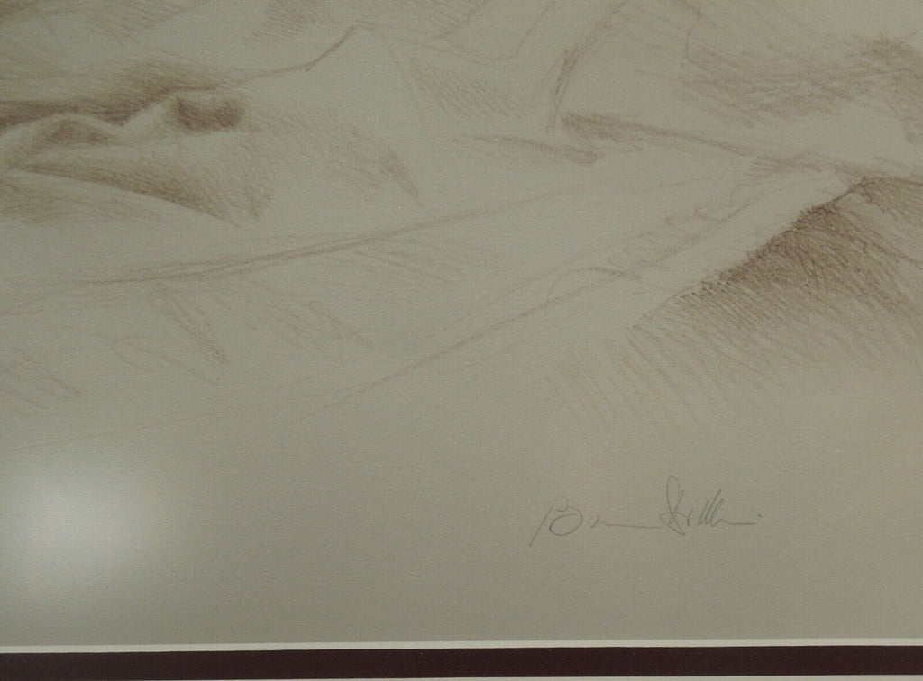 Bruno Di Maio "Geometric Love" Signed Lithograph Print Italian Artist