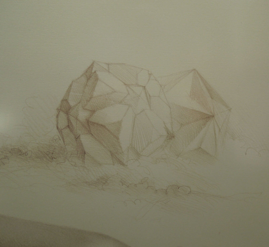 Bruno Di Maio "Geometric Love" Signed Lithograph Print Italian Artist