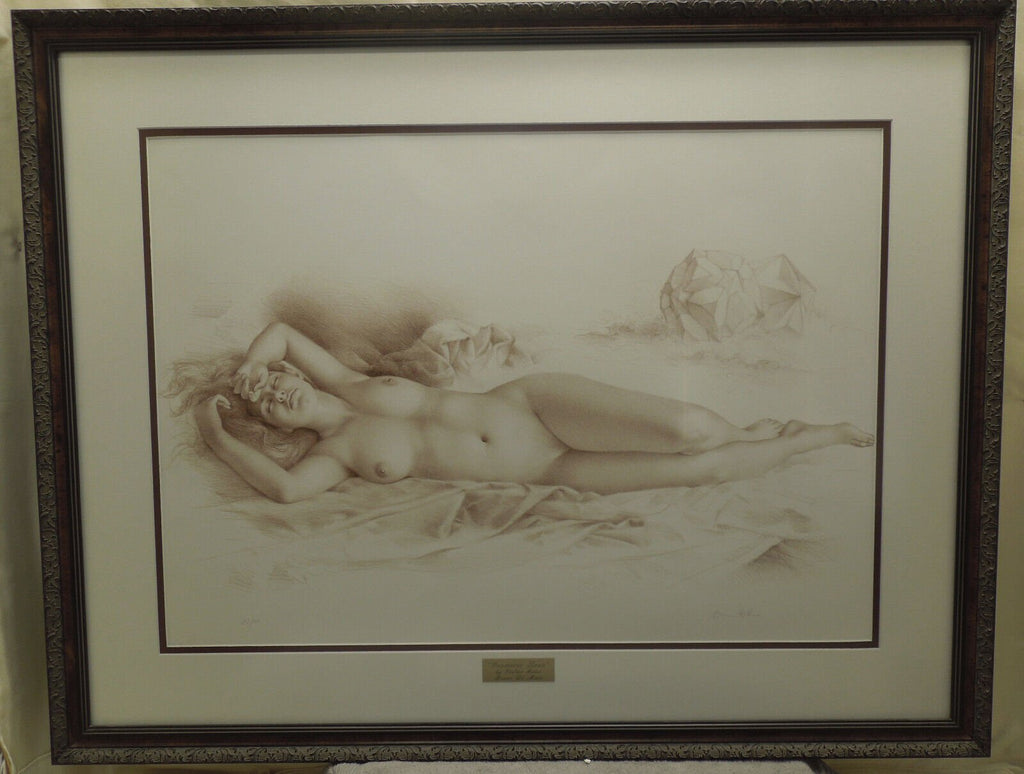 Bruno Di Maio "Geometric Love" Signed Lithograph Print Italian Artist