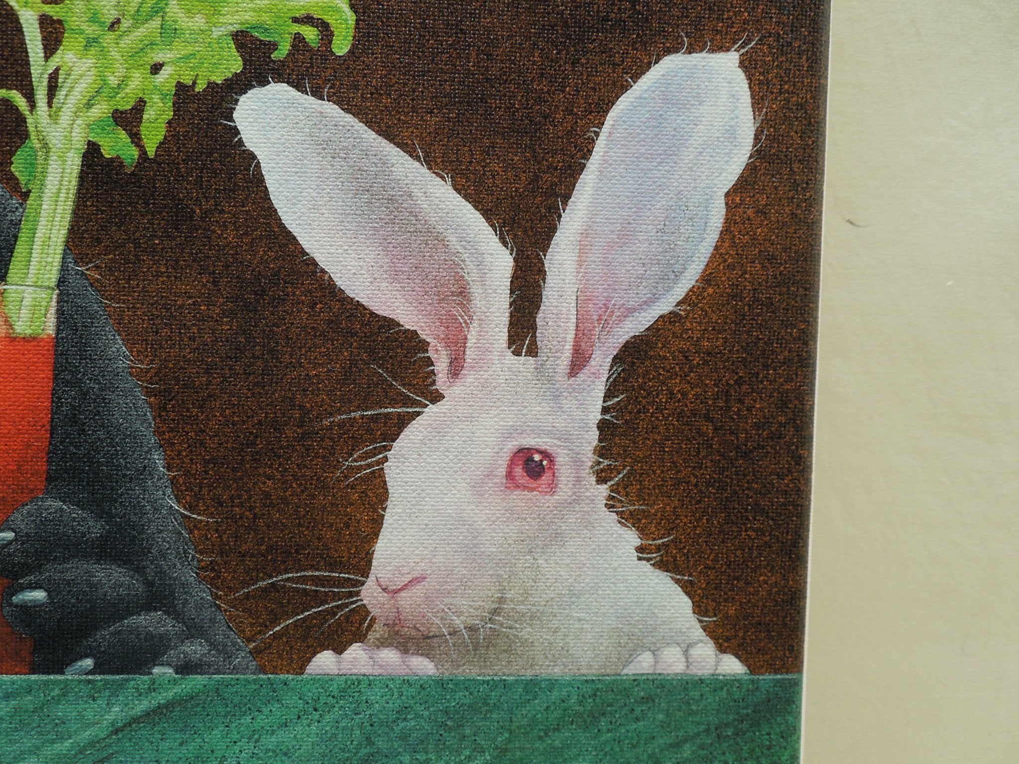 Will Bullas "Hare Of The Dog" Stretched Canvas Print Signed Numbered 66/75