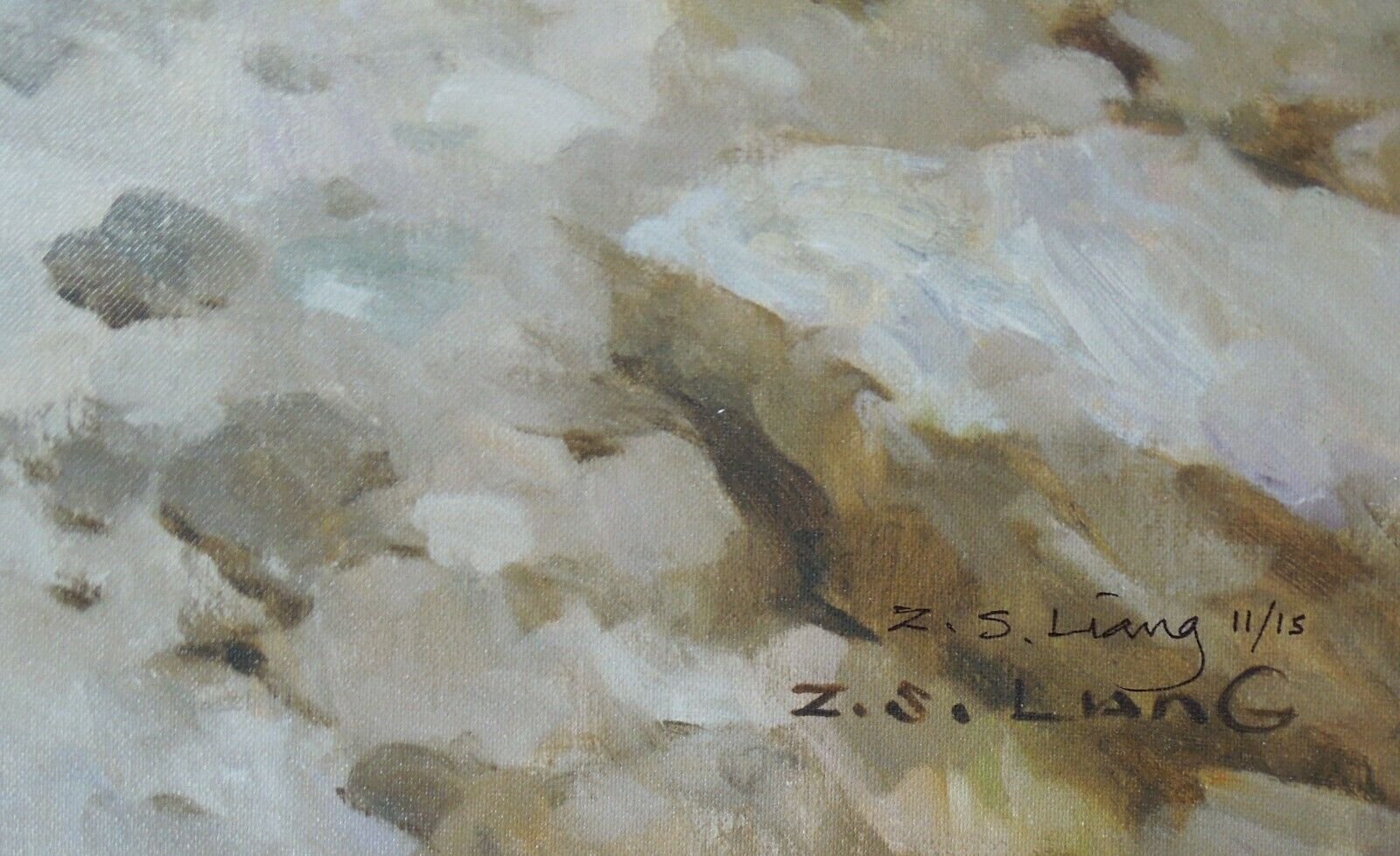 Z. S. Liang "Pride Of The Piegan" Masterwork Canvas Signed 11/15 Coa