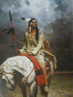 Z. S. Liang "Pride Of The Piegan" Masterwork Canvas Signed 11/15 Coa