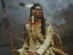 Z. S. Liang "Pride Of The Piegan" Masterwork Canvas Signed 11/15 Coa
