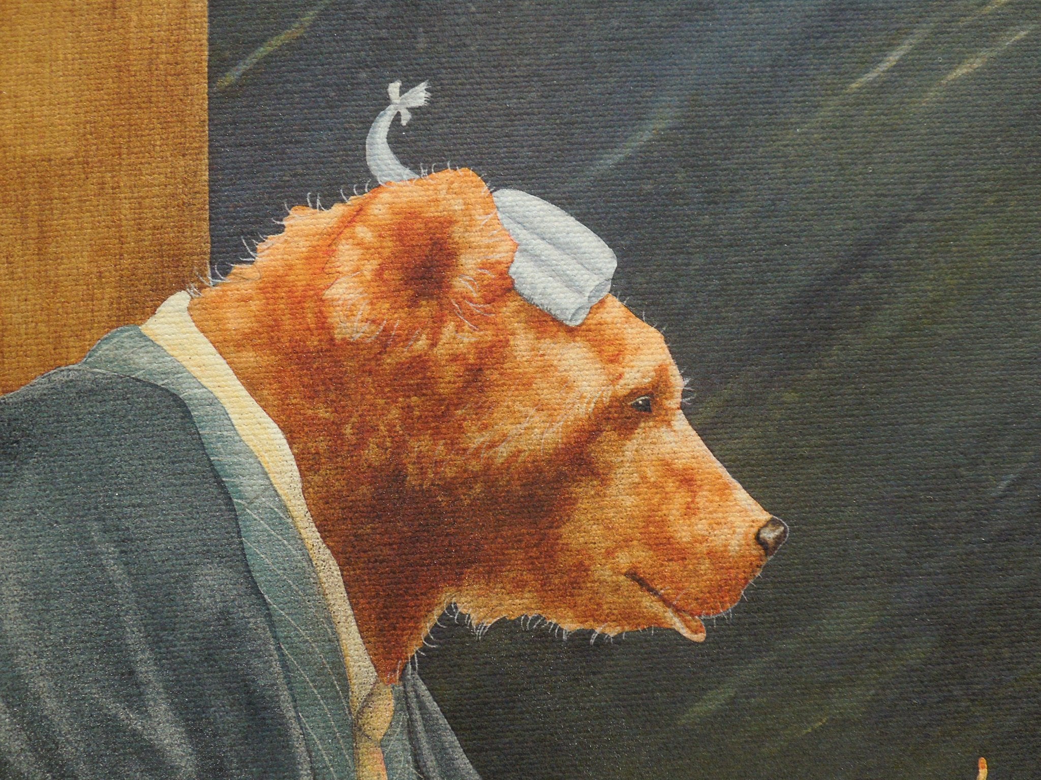 Will Bullas "Badgering The Witness" Stretched Canvas Print Signed Numbered 66/75