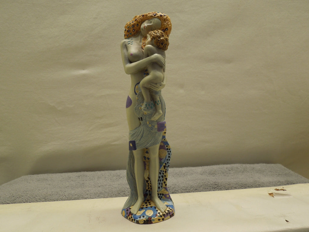Mother And Child Statue Gustav Klimt