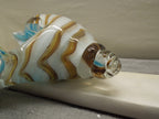 Art Glass Striped Conch Shell