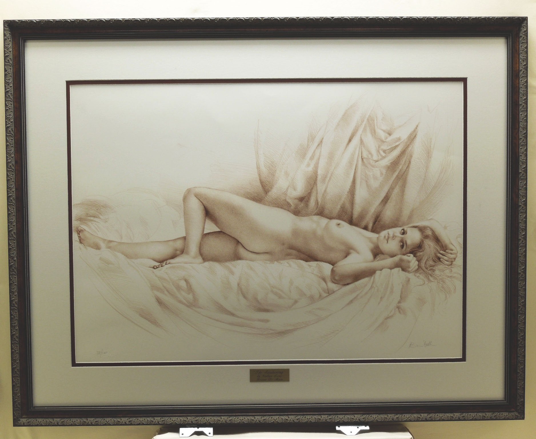 Bruno Di Maio "The Awakening" Gallery Framed Hand Signed Lithograph 78/100