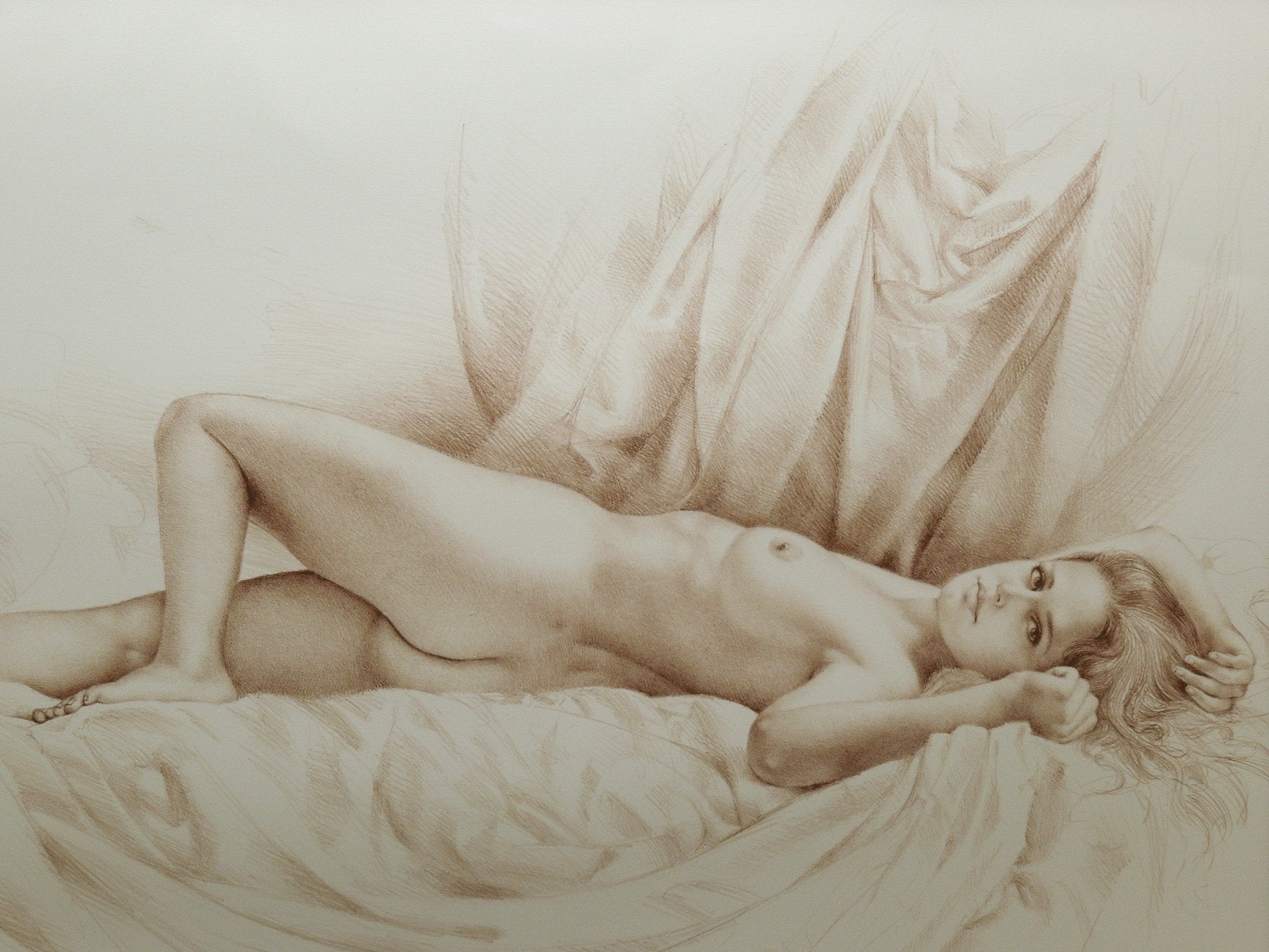 Bruno Di Maio "The Awakening" Gallery Framed Hand Signed Lithograph 78/100