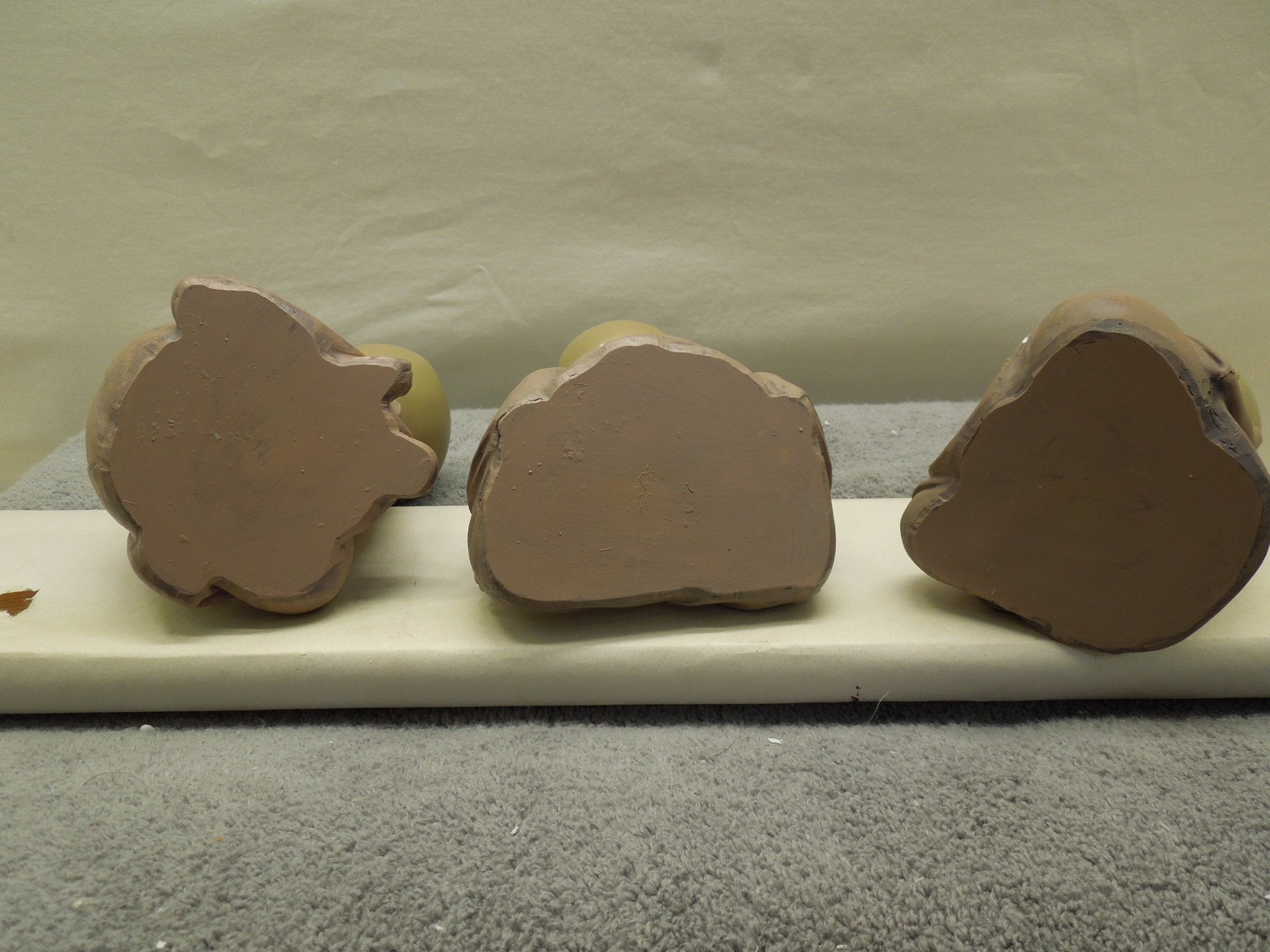 Sitting Buddhist Monks Set Of 3