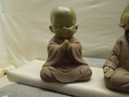 Sitting Buddhist Monks Set Of 3