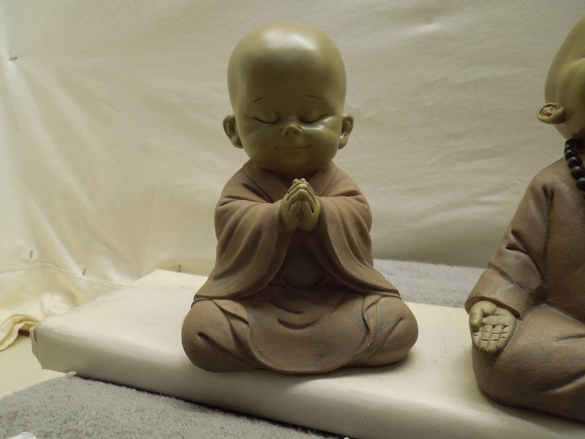 Sitting Buddhist Monks Set Of 3