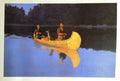 Frederic Remington Evening On A Canadian Lake