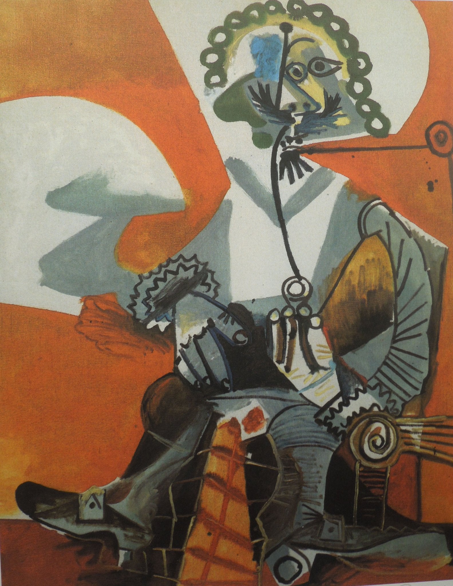 Buckled Shoe Man After Pablo Picasso Estate Signed Giclee