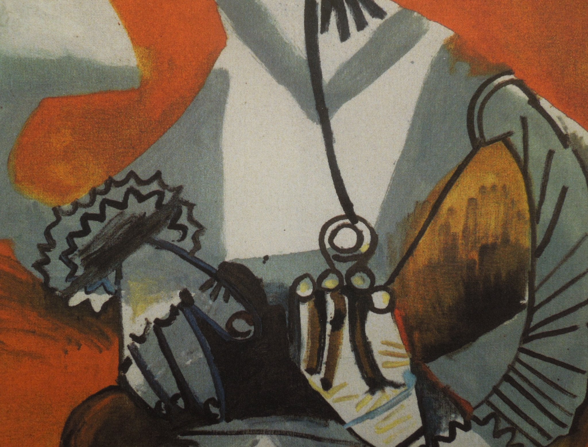 Buckled Shoe Man After Pablo Picasso Estate Signed Giclee