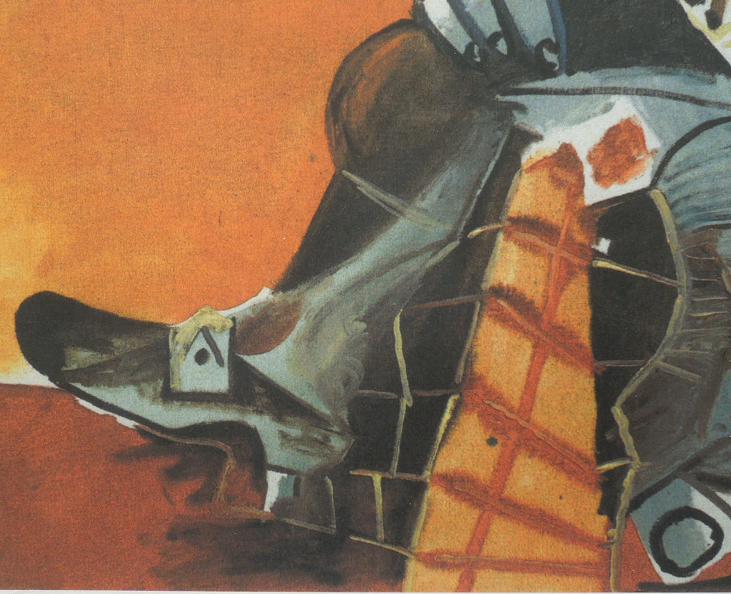 Buckled Shoe Man After Pablo Picasso Estate Signed Giclee