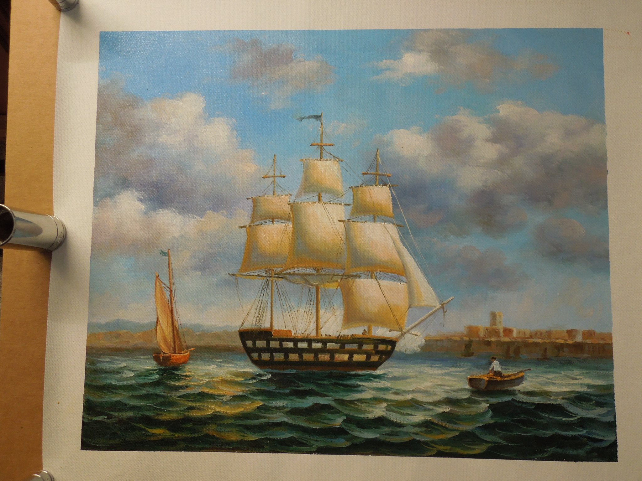 Rough Seas Original Oil Painting