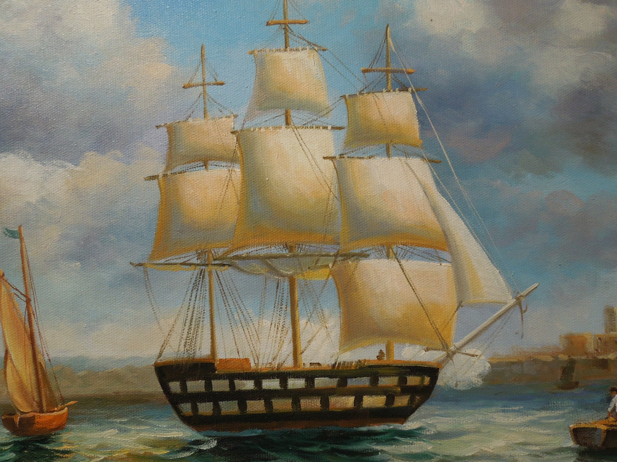Rough Seas Original Oil Painting