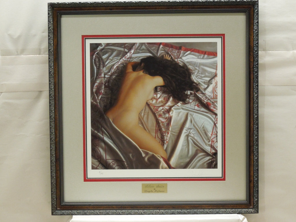 Douglas Hofmann "Silver Satin" Print Numbered 8/195 Triple Matted Gallery Framed